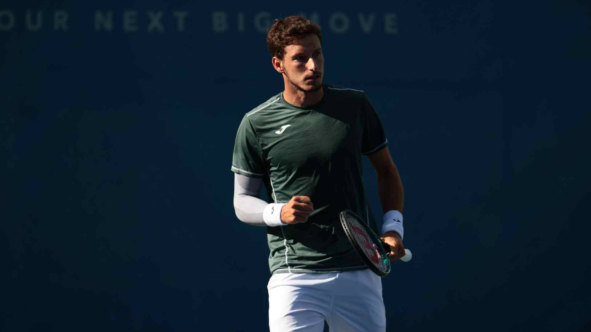 Pablo Carreño Busta avanza el martes a octavos en Winston-Salem, donde ganó su primer título ATP en 2016.