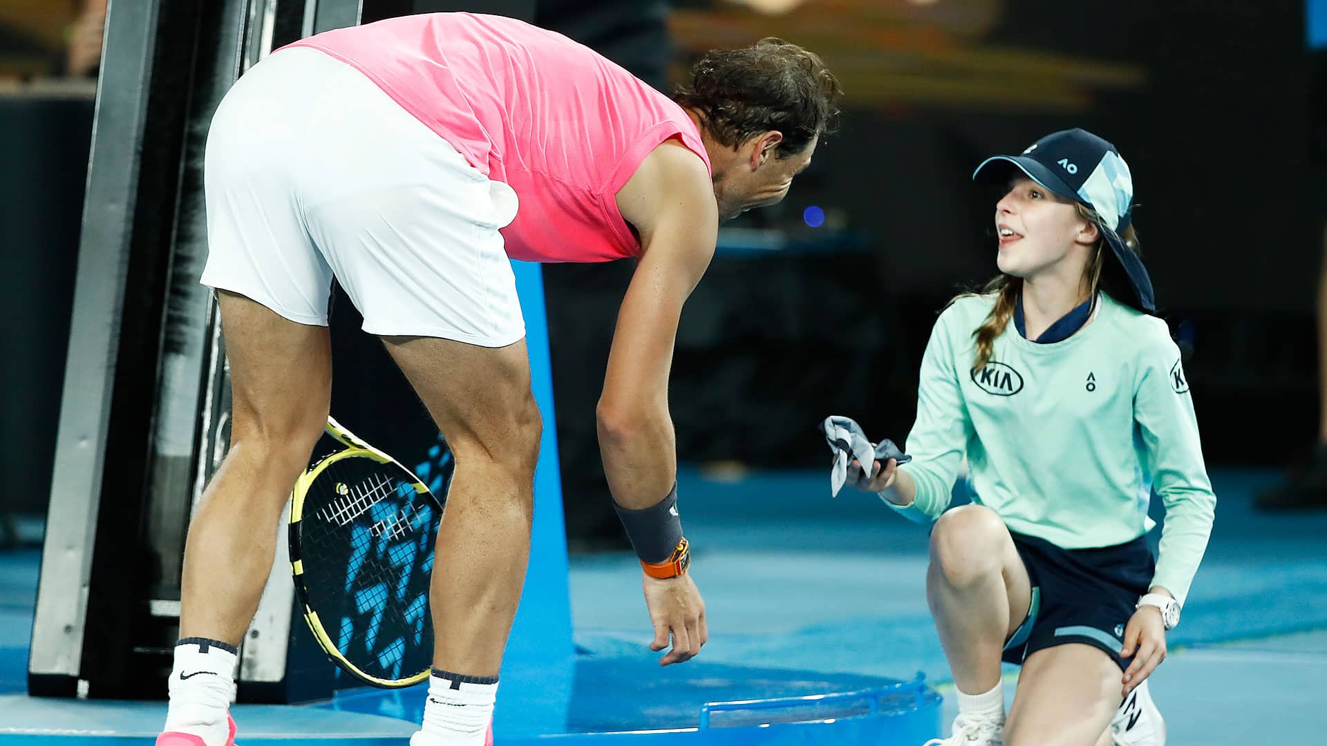 Nadal, ball girl