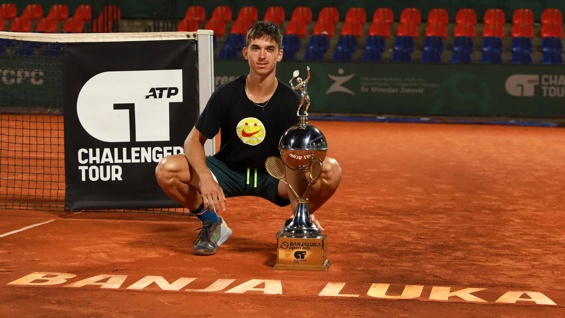 <a href='https://wwwx.atptour.com/en/players/dino-prizmic/p0hw/overview'>Dino Prizmic</a> wins his first ATP Challenger Tour trophy in Banja Luka.