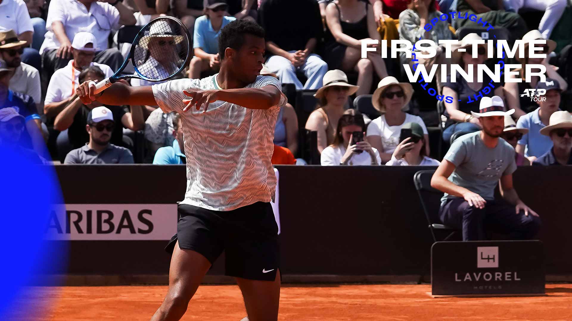 Giovanni Mpetshi Perricard ganó su primer título ATP Tour en su cuarto torneo a este nivel.