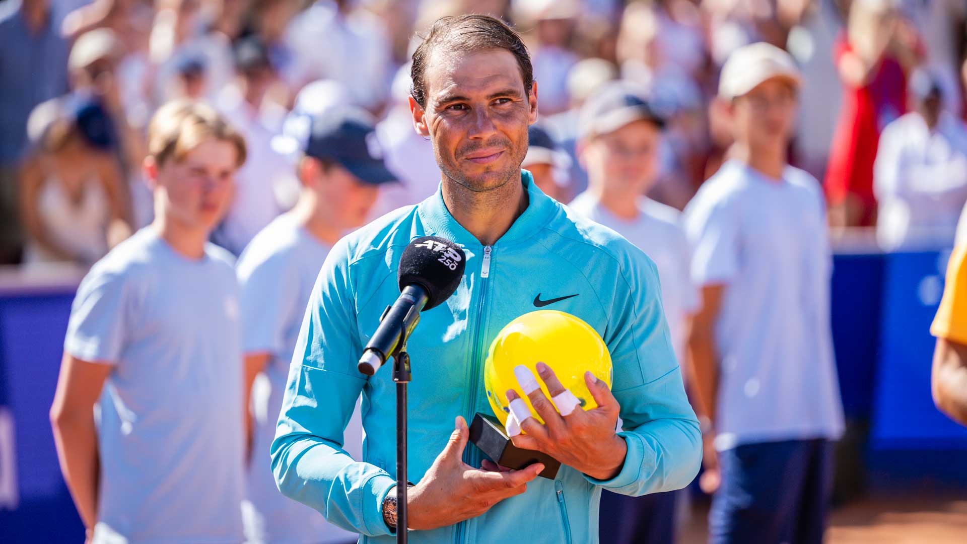 Rafael Nadal ganó cuatro partidos esta semana en Bastad.