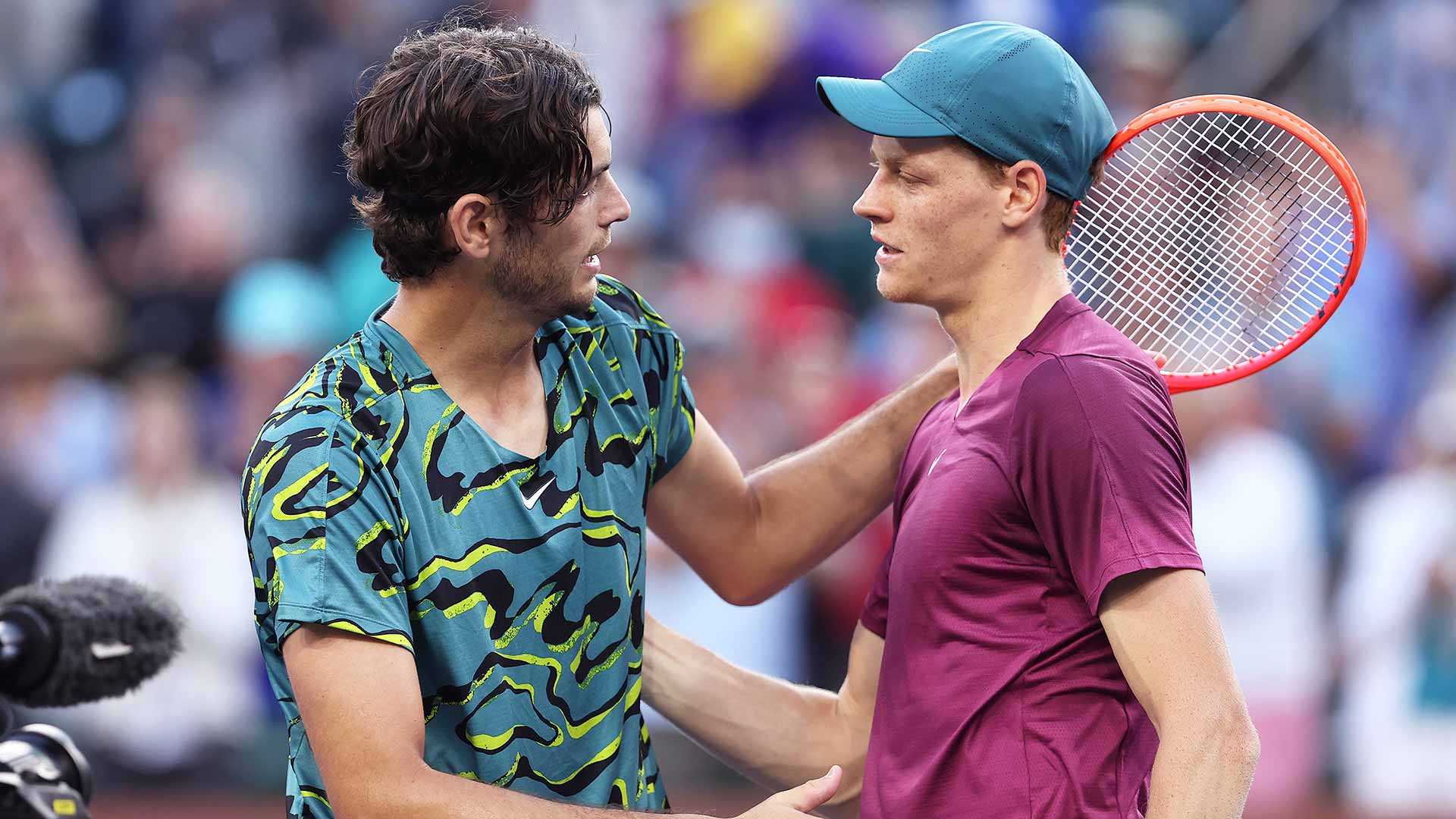 Taylor Fritz y Jannik Sinner se enfrentarán por tercera vez (récord de 1-1).