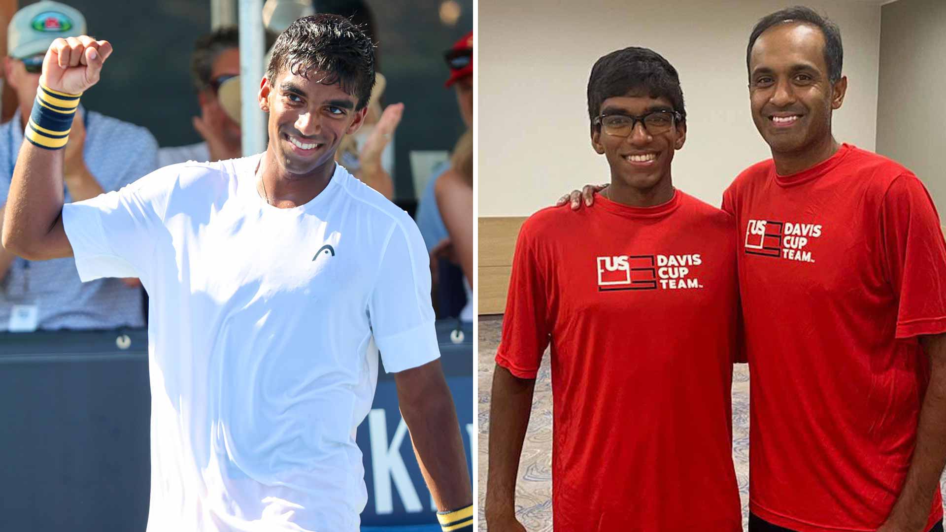 Nishesh Basavareddy and Rajeev Ram both hail from Carmel, Indiana.