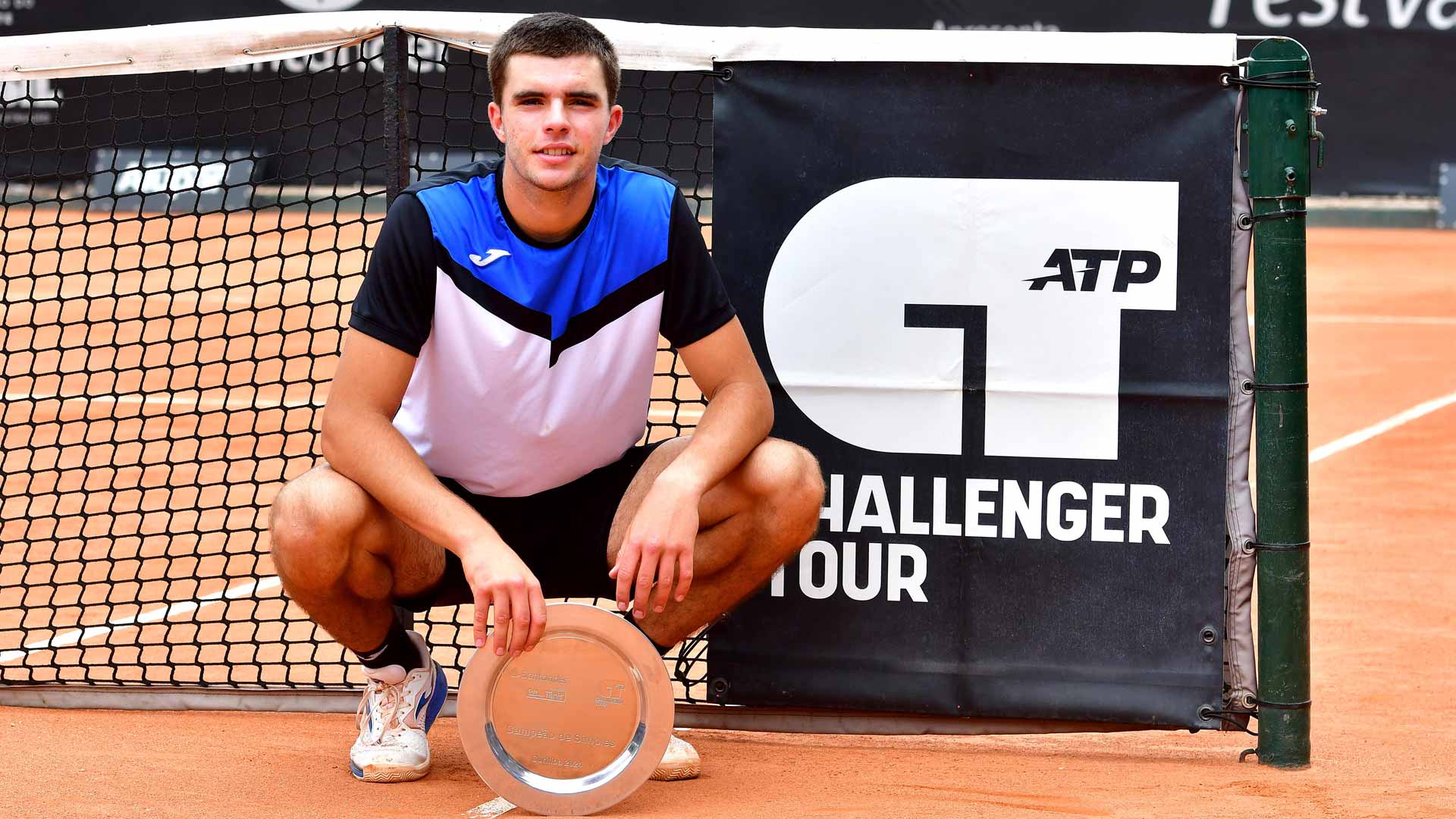 <a href='https://wwwx.atptour.com/en/players/jaime-faria/f0f2/overview'>Jaime Faria</a> wins the ATP Challenger Tour 100 event in Curitiba, Brazil.