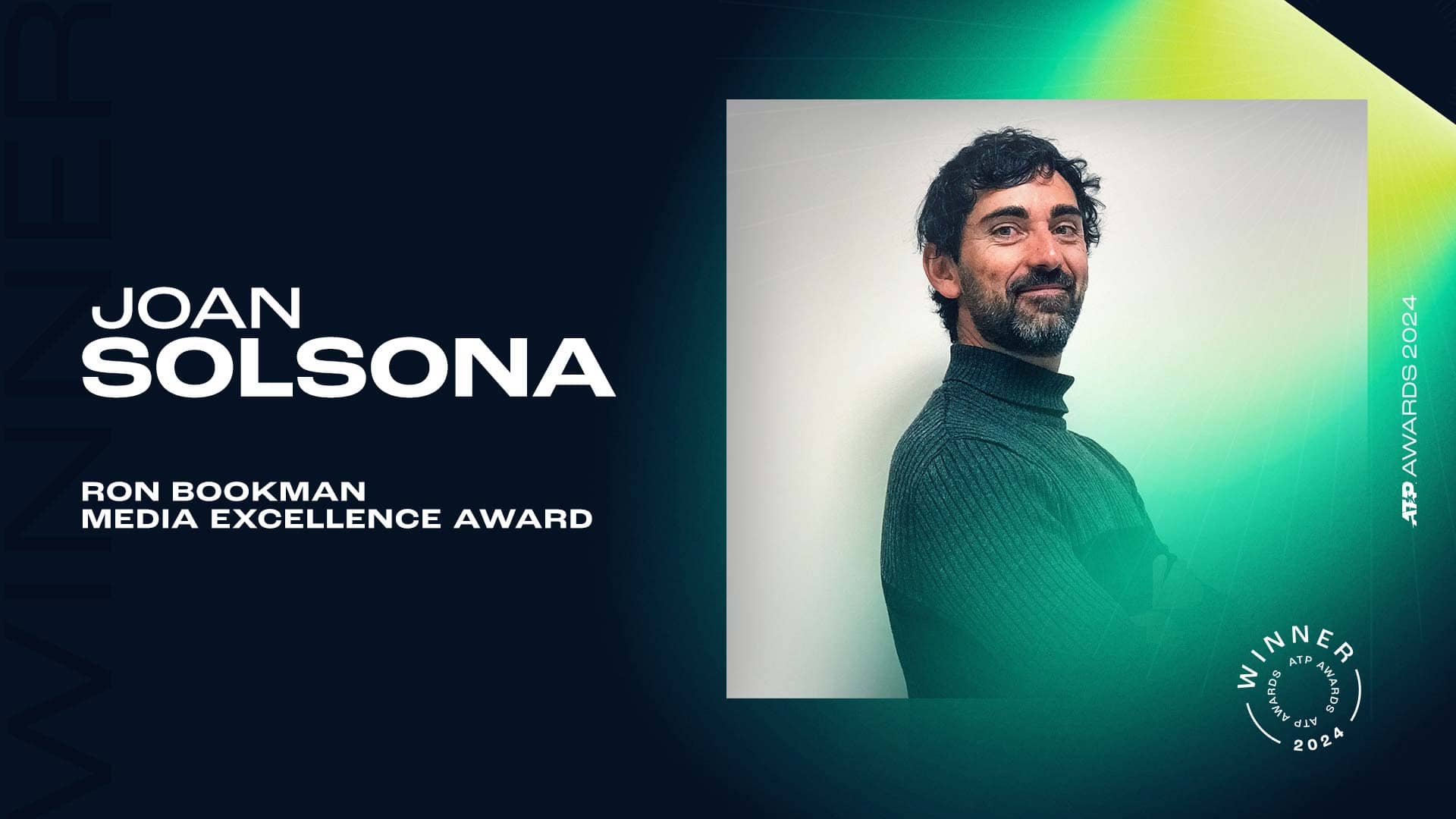 Joan Solsona recibe el Premio Ron Bookman A La Excelencia Periodística