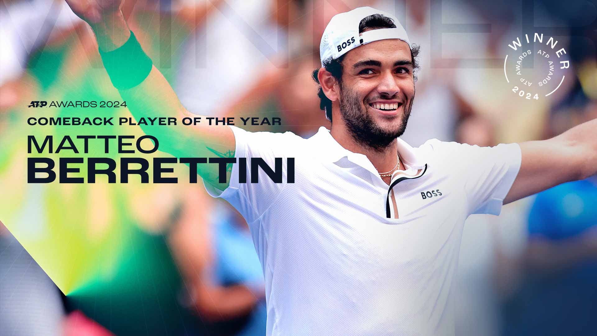 Berrettini se recupera y se lleva el premio al mejor regreso del año 2024